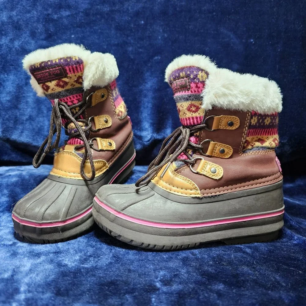 Girls London Fog Boots - Picture 1 of 4